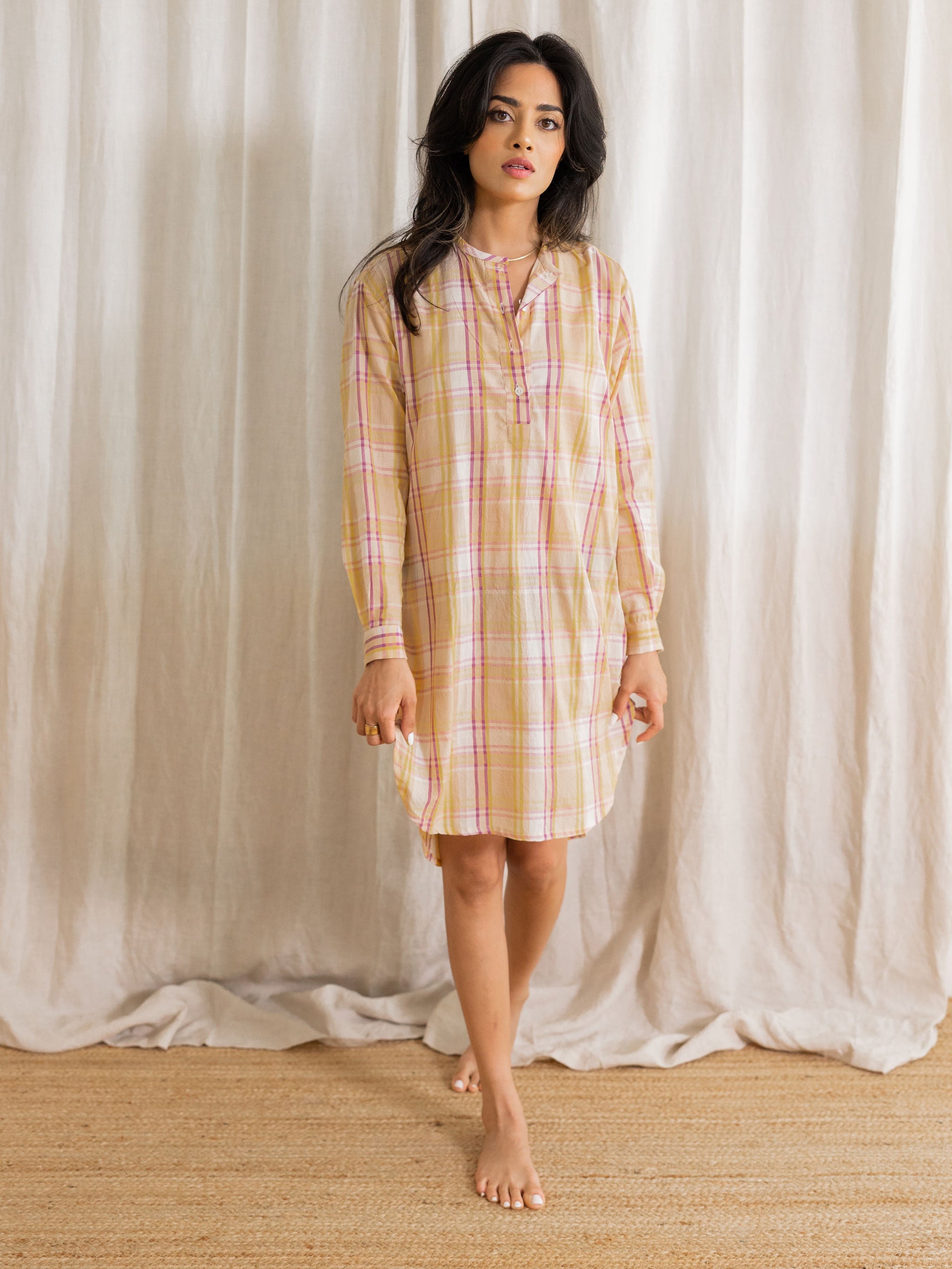 unisex kurta | butter madras