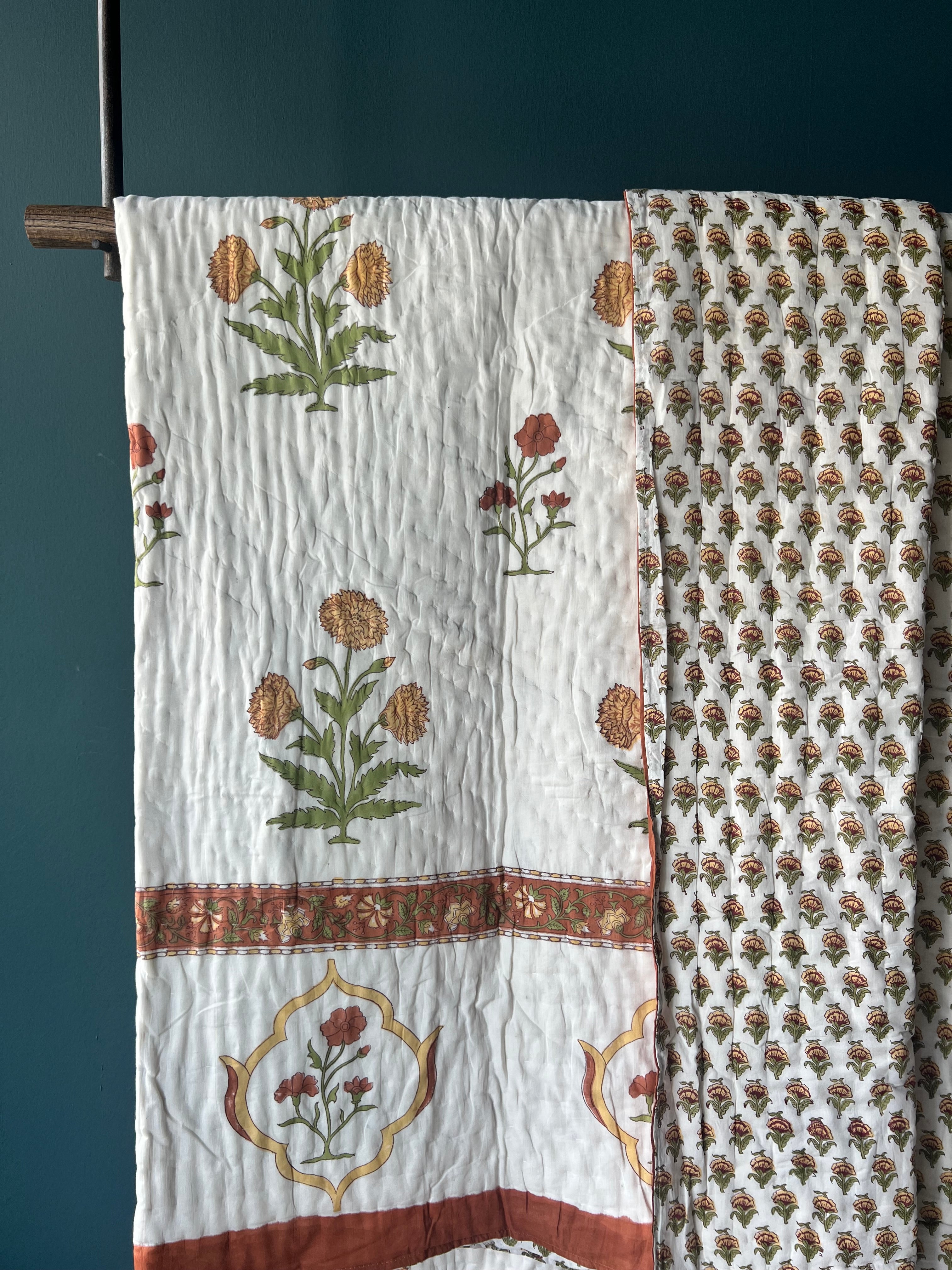 Block Printed Quilt