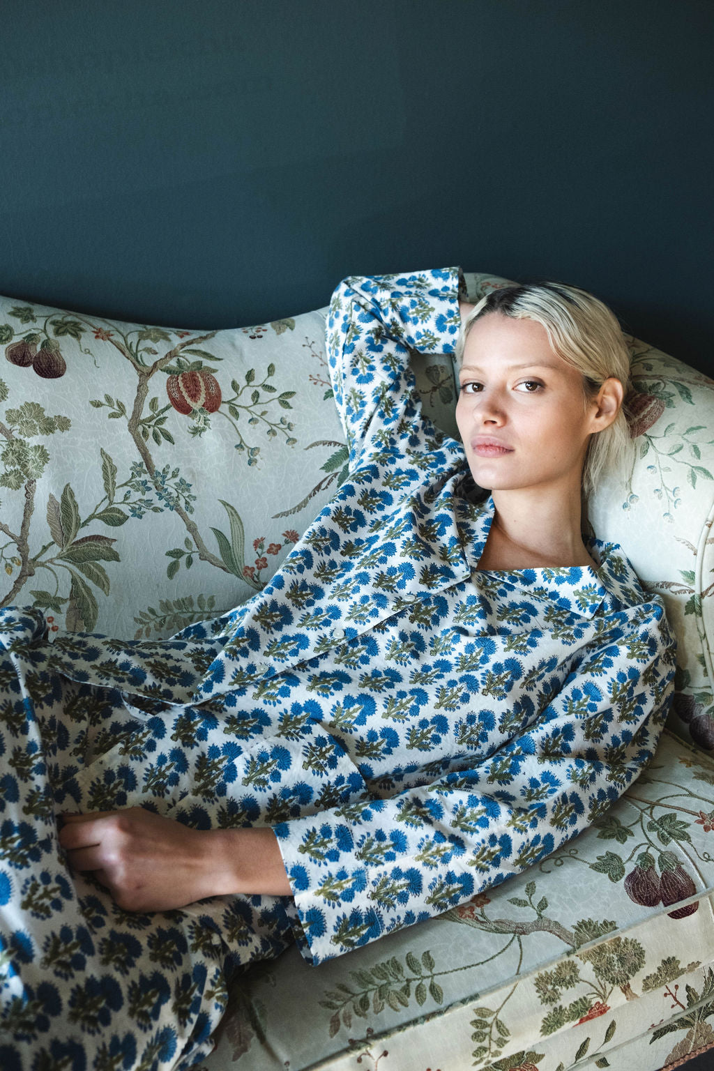 Block Printed Muslin Oversized Pajama Set