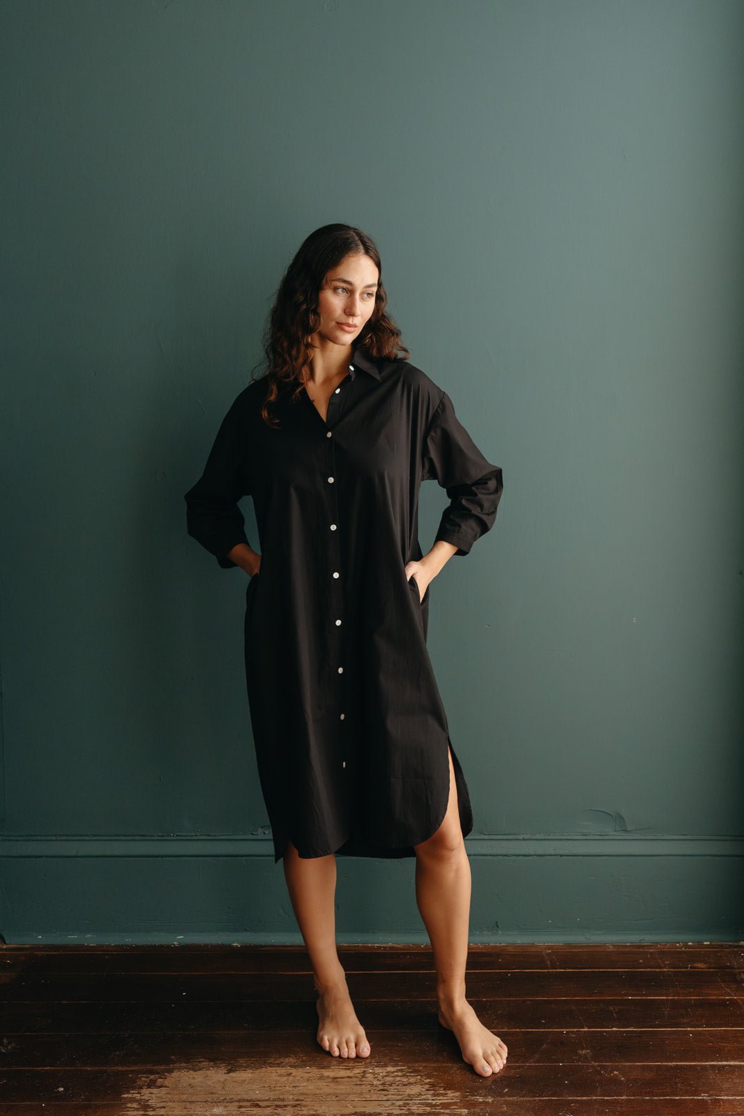 Gia Button Down Dress