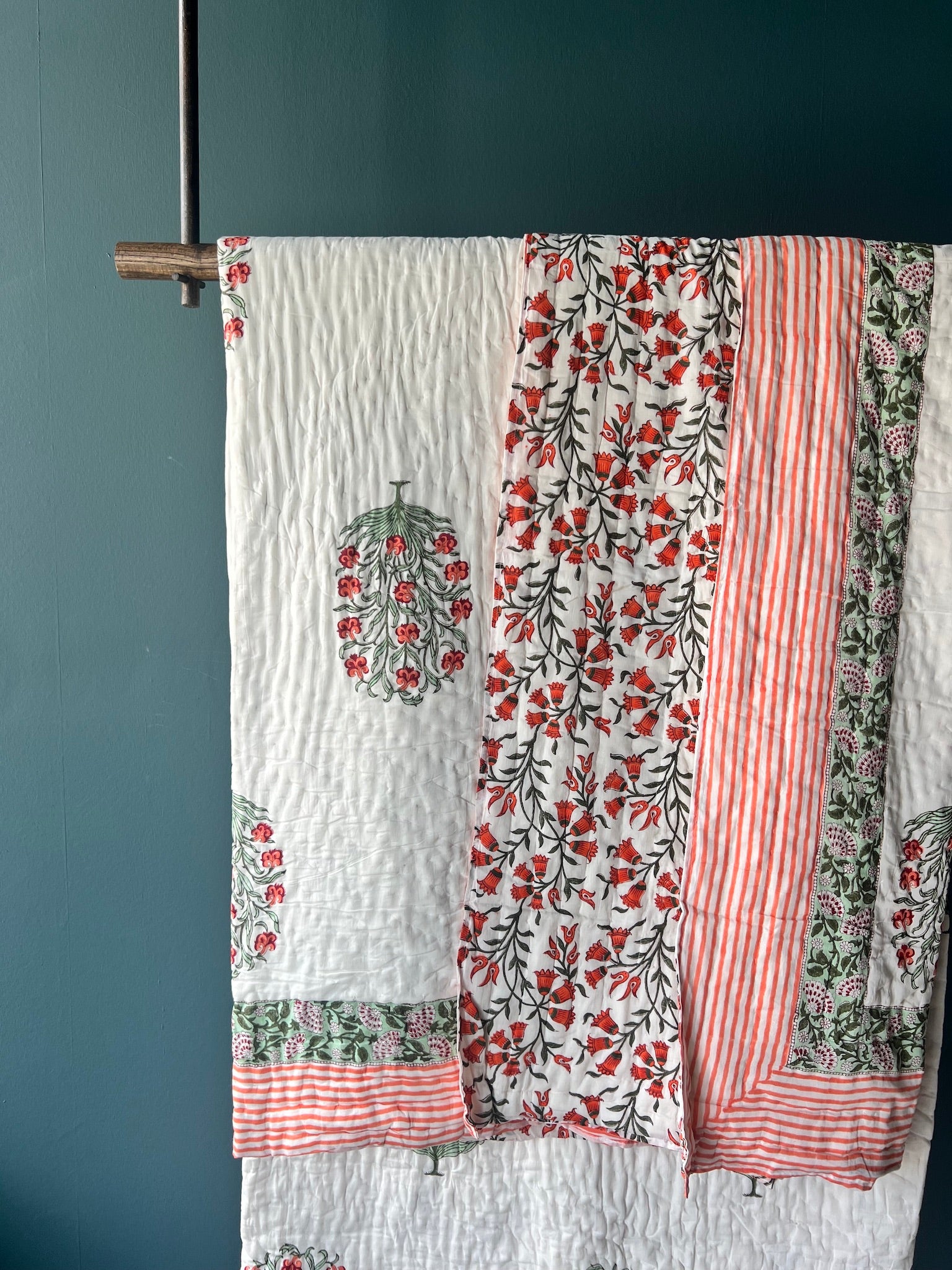 Block Printed Quilt | Satsuma