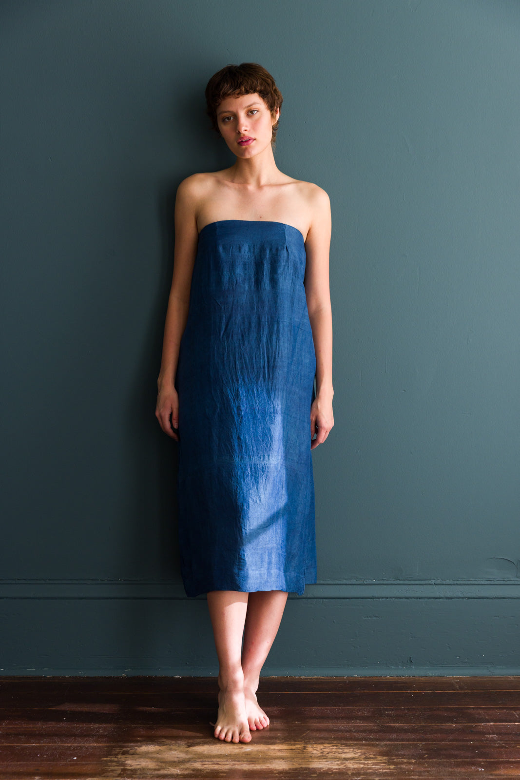 Hari Eco Dyed Strapless Dress