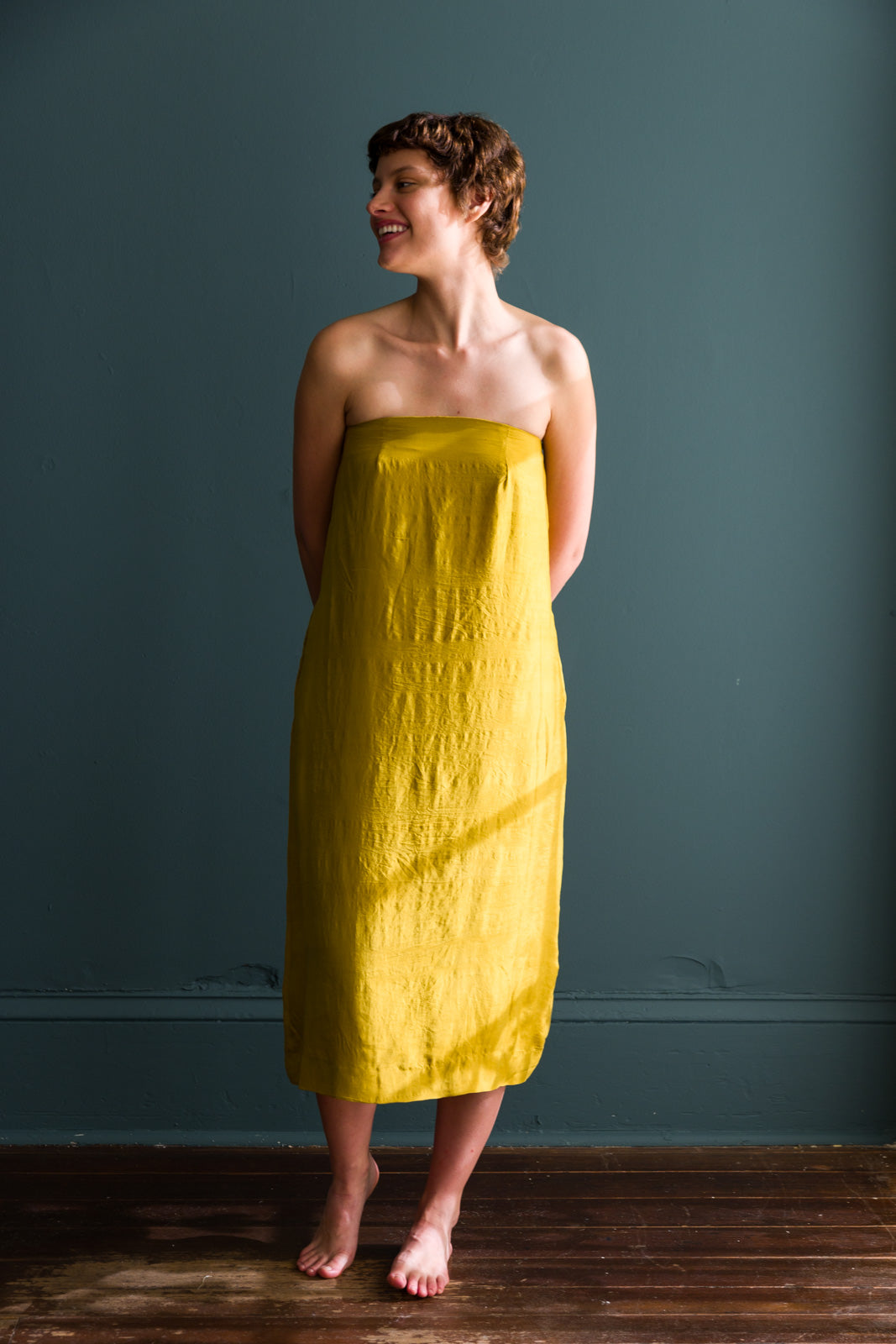 Hari Eco Dyed Strapless Dress