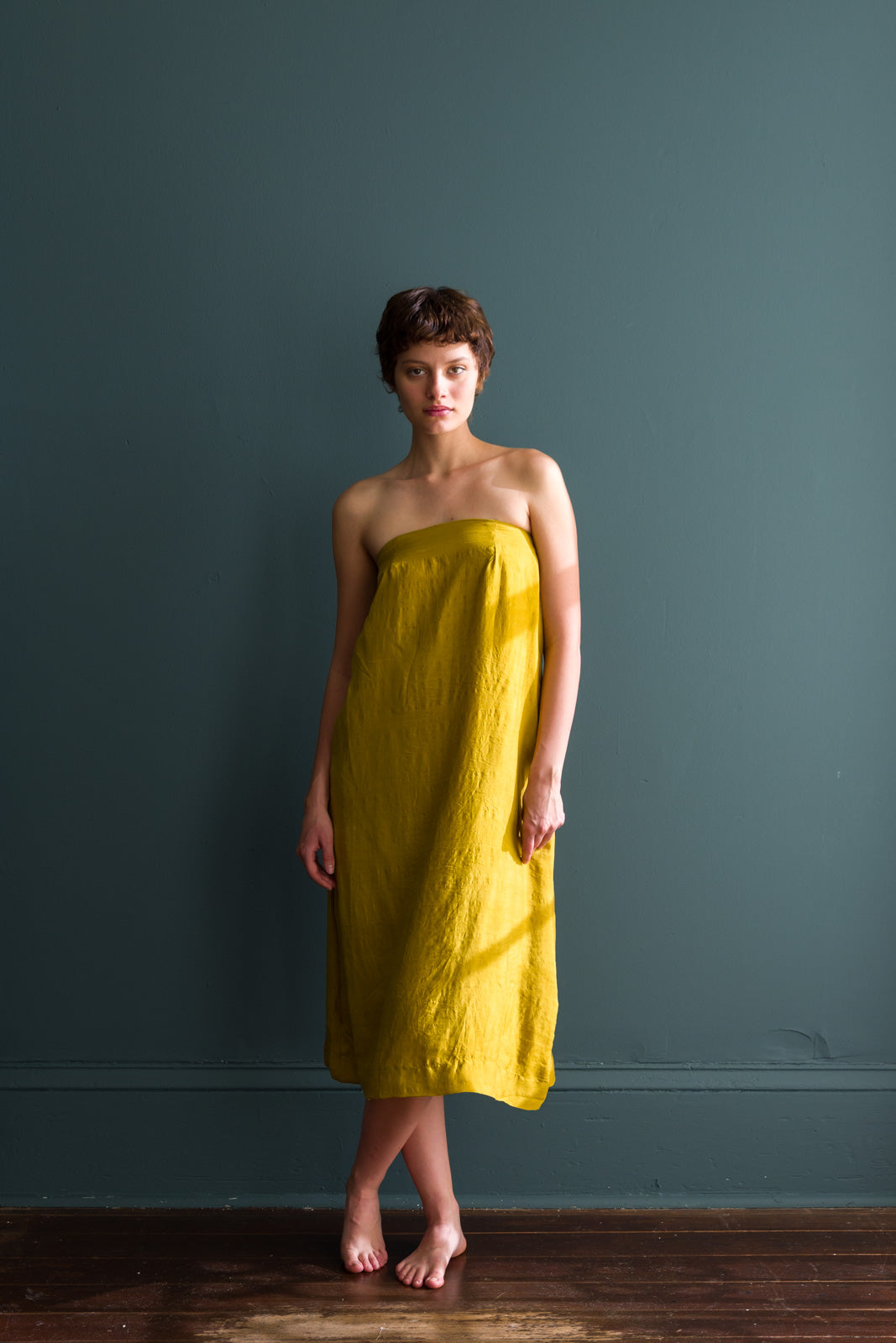 Hari Eco Dyed Strapless Dress