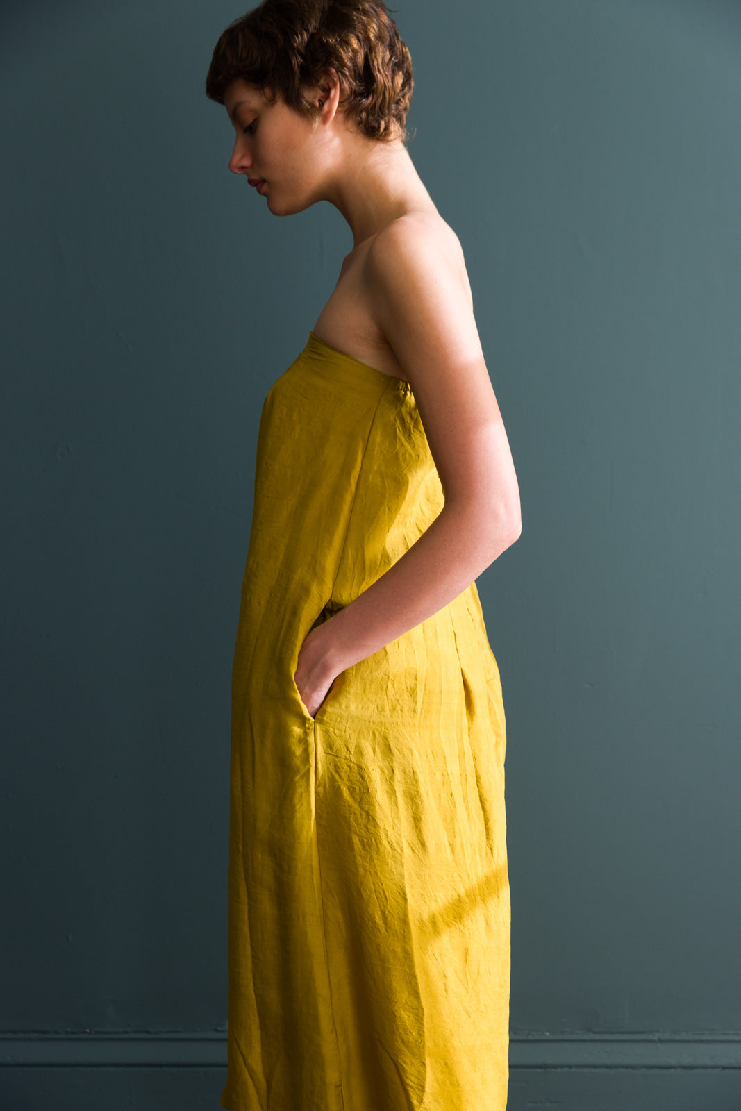 Hari Eco Dyed Strapless Dress