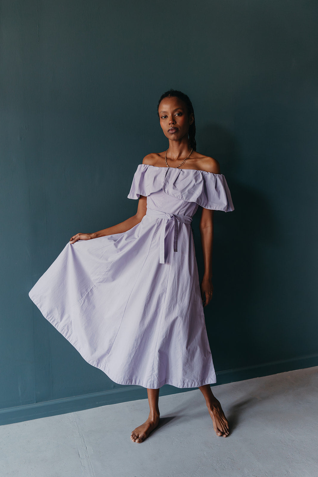 Mori Dress in Poplin