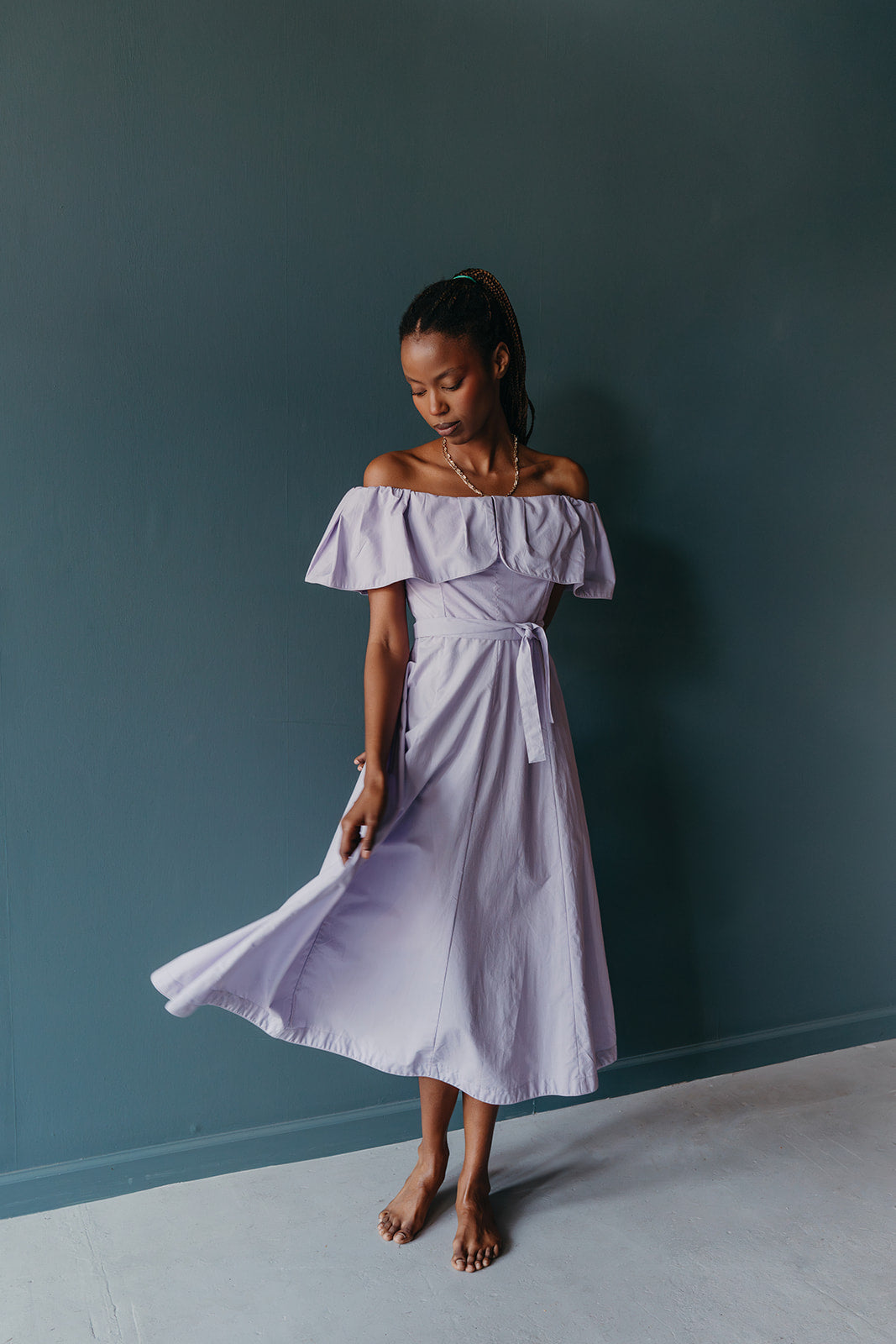 Mori Dress in Poplin