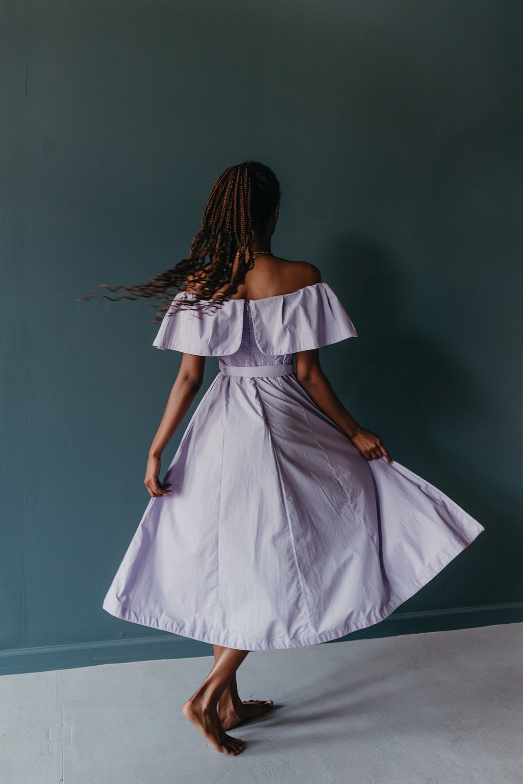 Mori Dress in Poplin