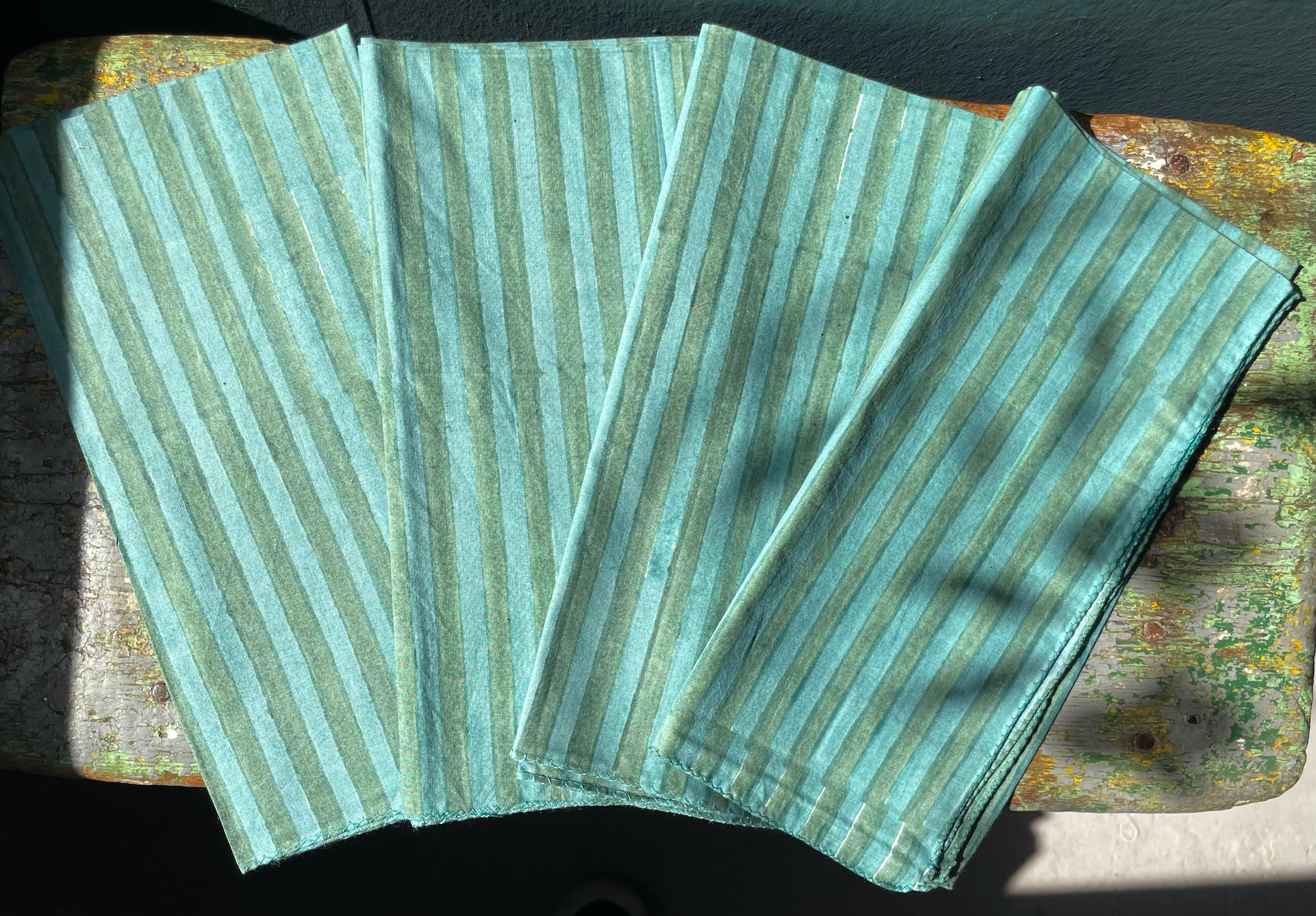 Napkin Blue Stripe