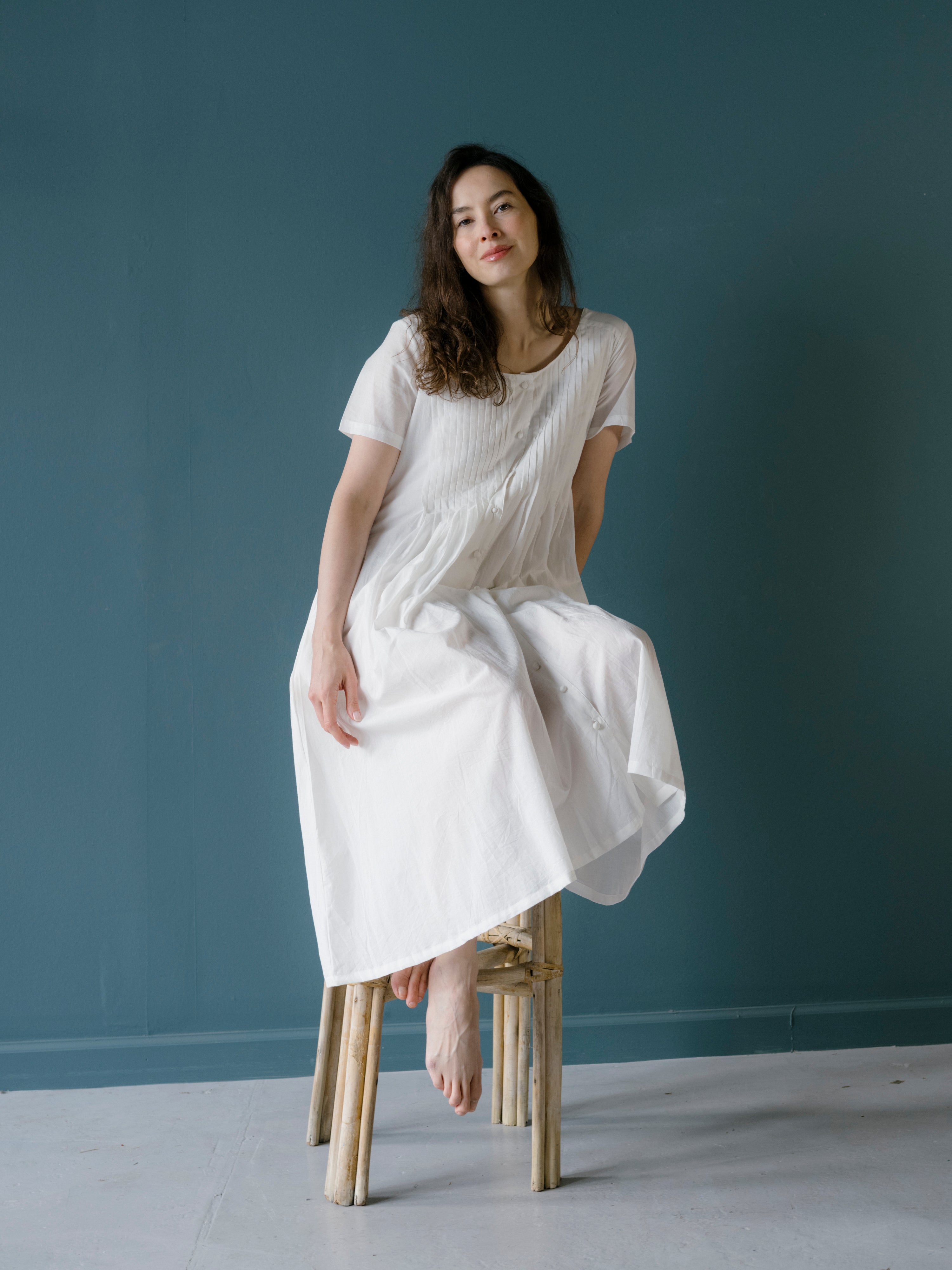 Sonal Dress | white