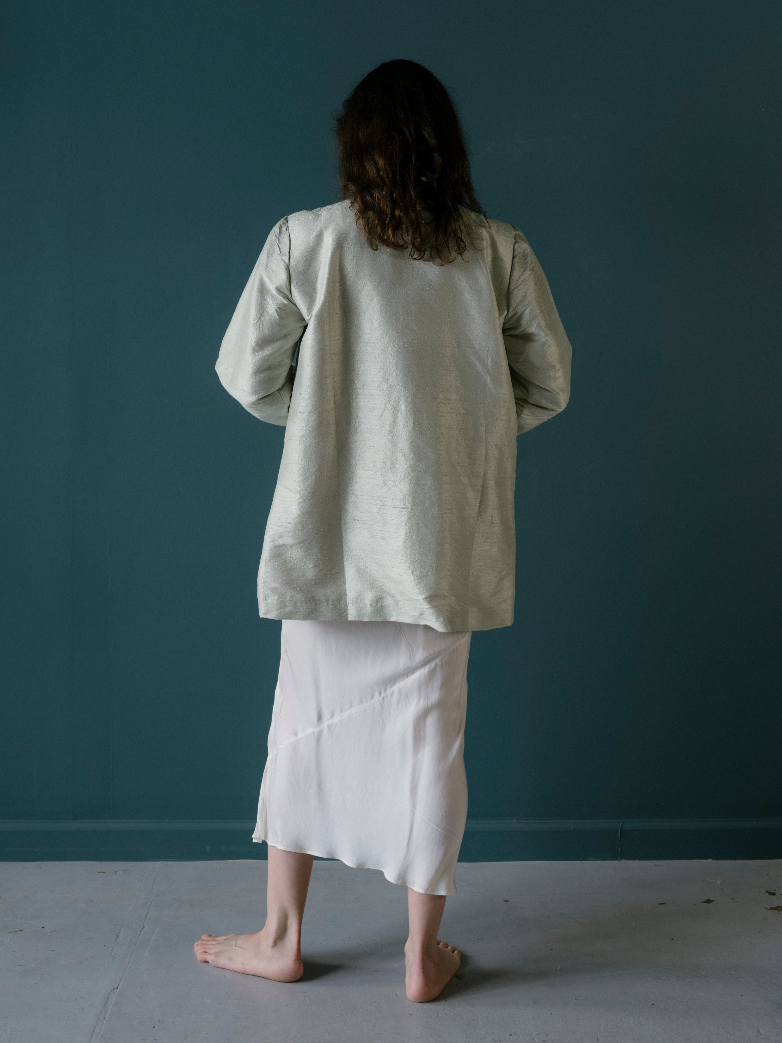 Kamla Wrap Jacket | ice blue