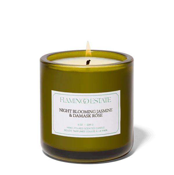 Flamingo Estate Night Blooming Jasmine & Damask Rose Candle