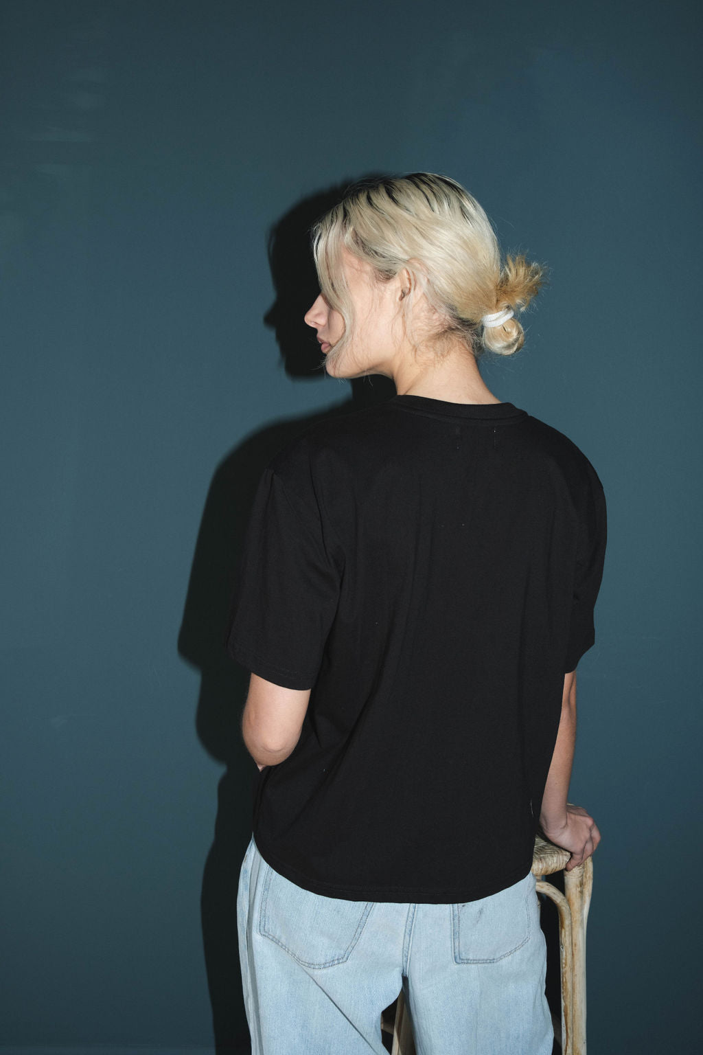 Organic Cotton Oversized Tee | Black