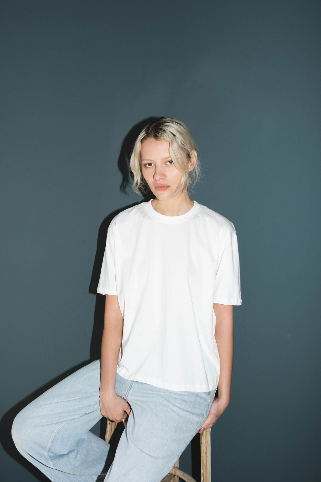 Organic Cotton Oversized Tee | White